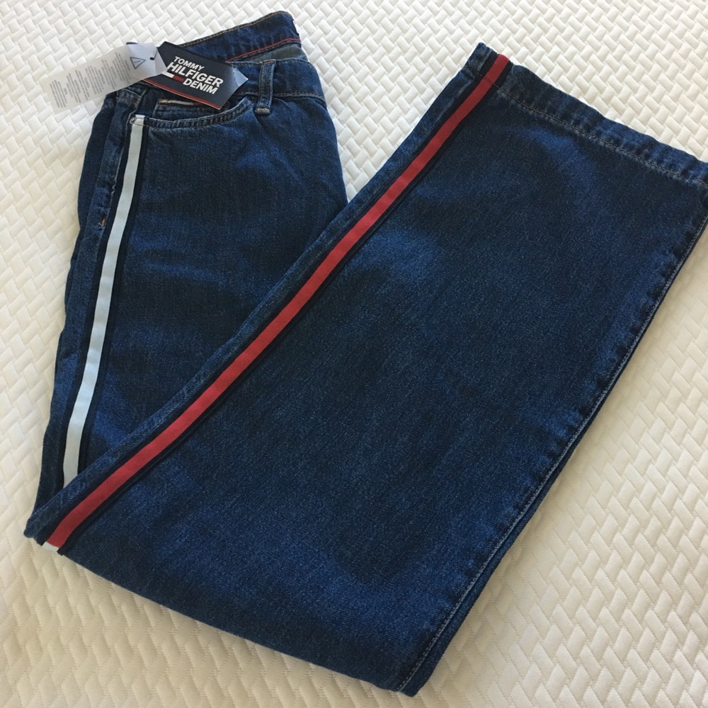 Tommy Hilfiger Denim Jeans Wide Leg Size 4 - Picture 2 of 8